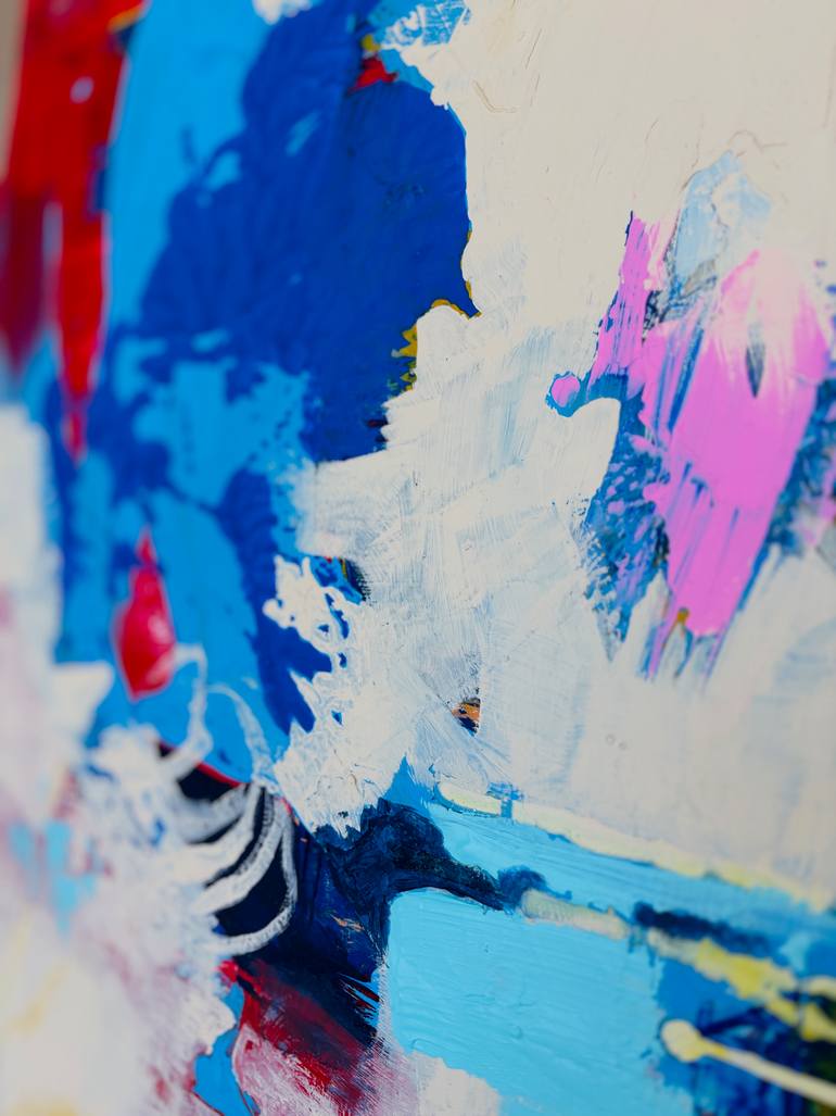 Original Abstract Expressionism Abstract Painting by Evgeniya Zolotareva