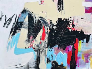 Original Abstract Expressionism Abstract Painting by Evgeniya Zolotareva