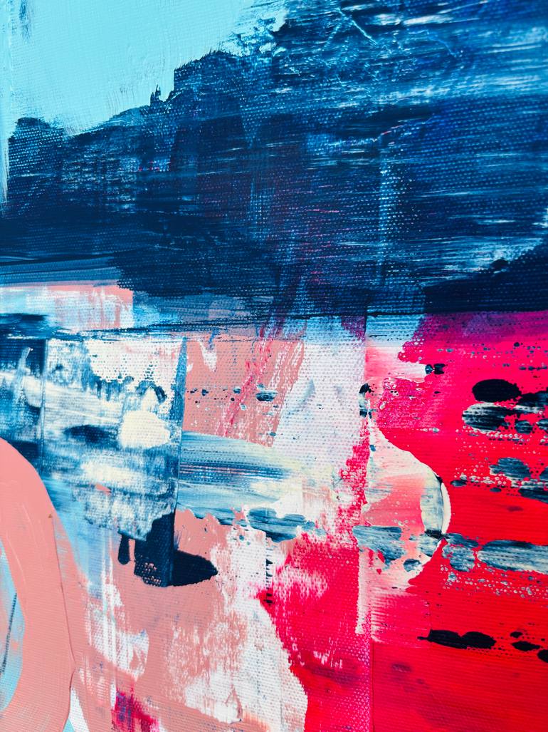 Original Abstract Expressionism Abstract Painting by Evgeniya Zolotareva