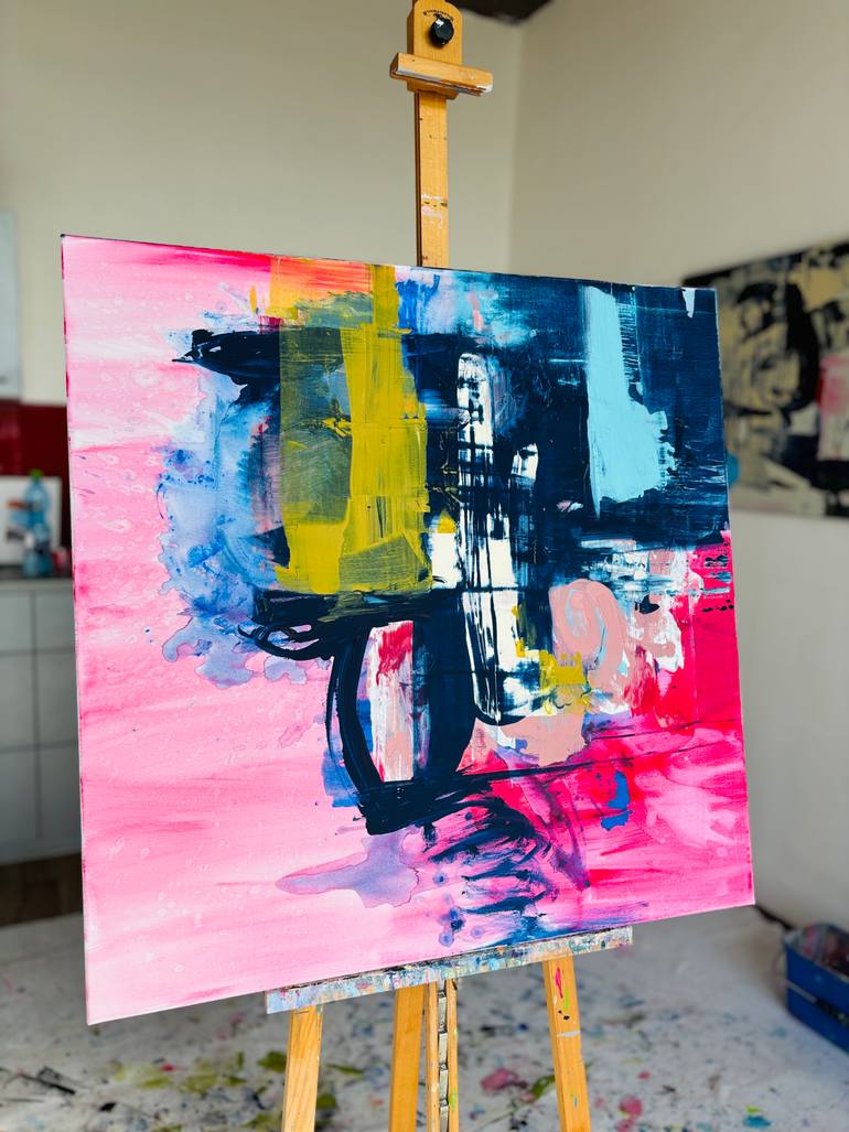 Original Abstract Expressionism Abstract Painting by Evgeniya Zolotareva