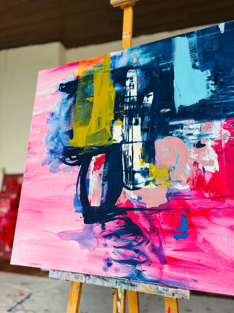Original Abstract Expressionism Abstract Painting by Evgeniya Zolotareva