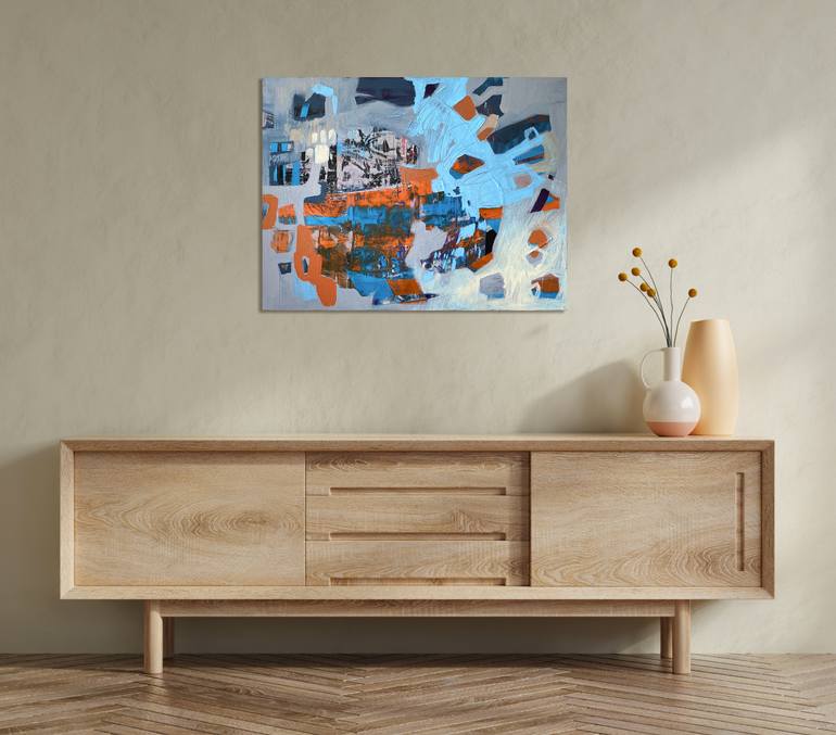 Original Abstract Expressionism Abstract Painting by Evgeniya Zolotareva