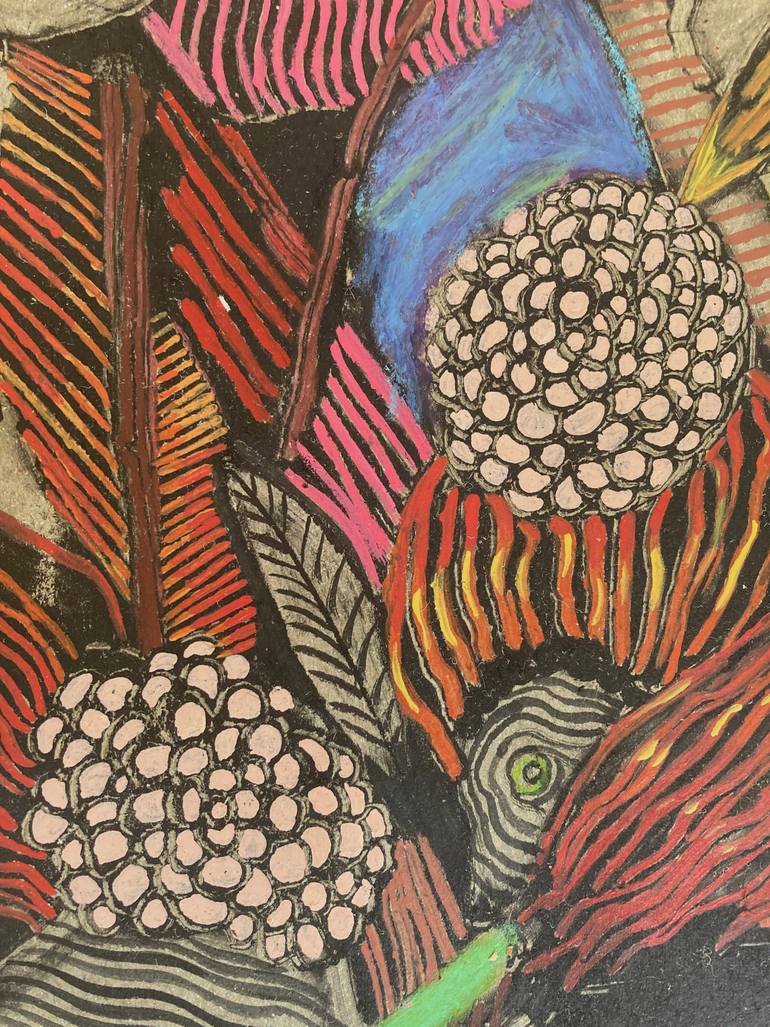 Original Figurative People Drawing by Tiemar Tegene