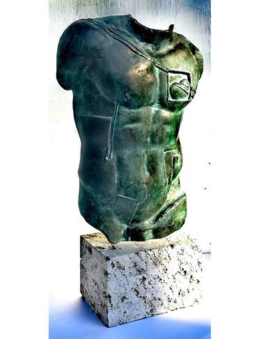 Original Figurative Men Sculpture by USA RT Society of Artists