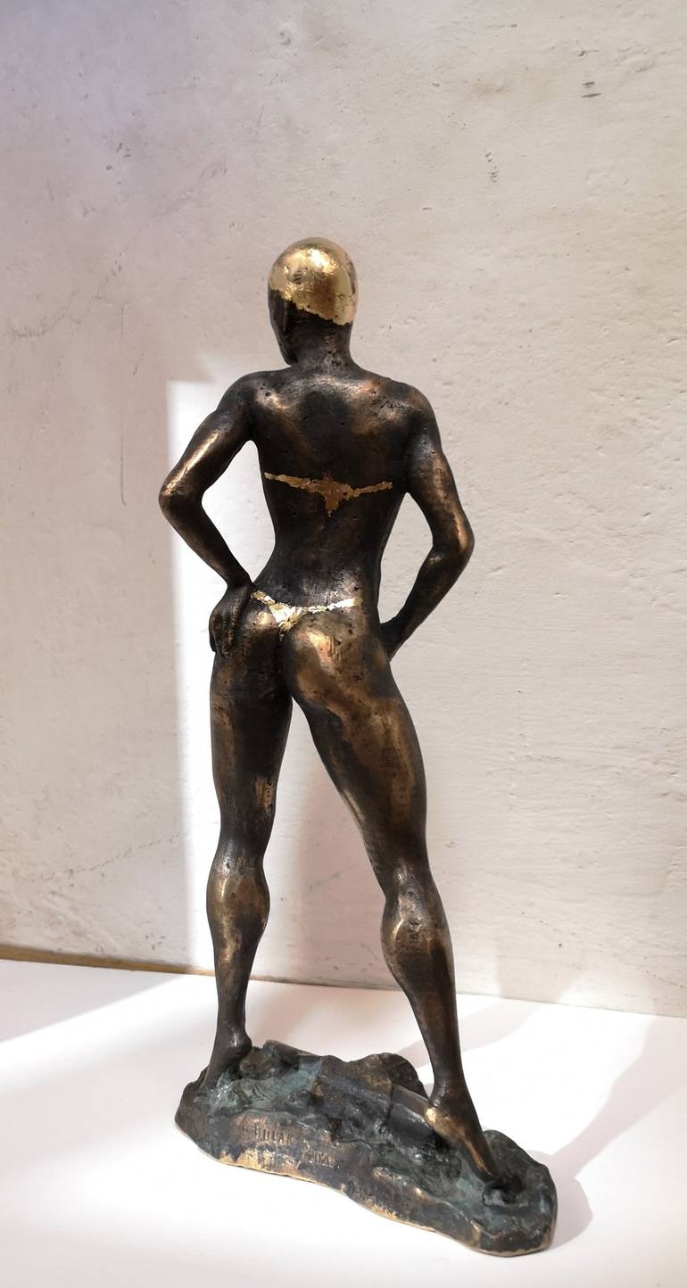 Original Art Nouveau Body Sculpture by USA RT Society of Artists