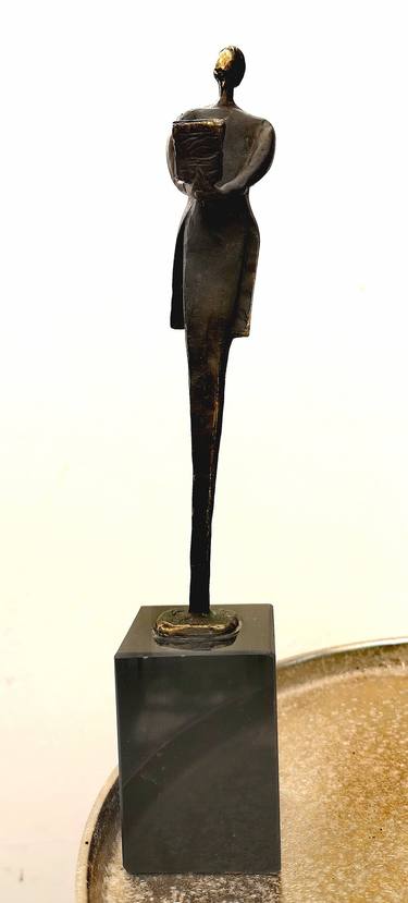 Original Figurative People Sculpture by USA RT Society of Artists