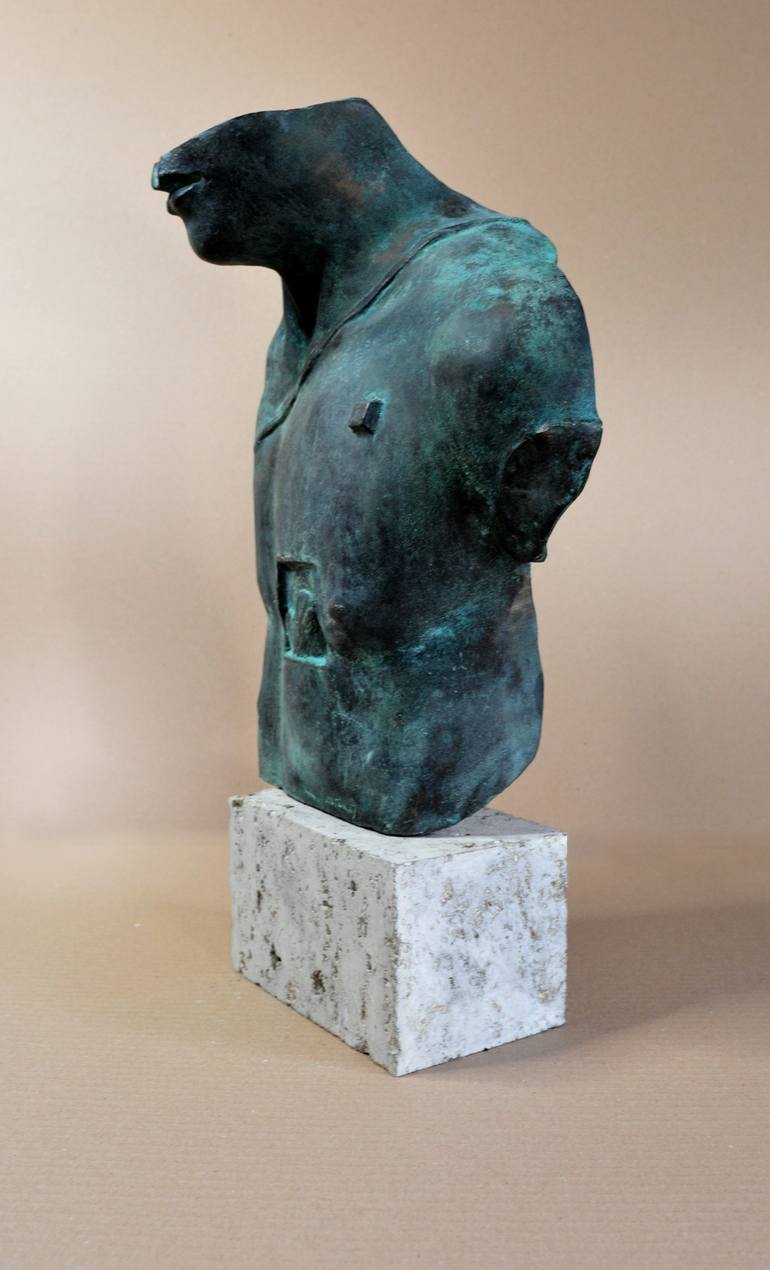 Original Figurative Men Sculpture by USA RT Society of Artists