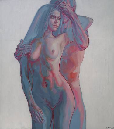 Original Modern Erotic Paintings by USA RT Society of Artists