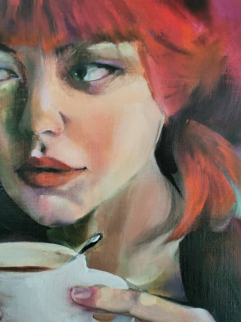 Original Figurative Fashion Painting by Jenna Delattre