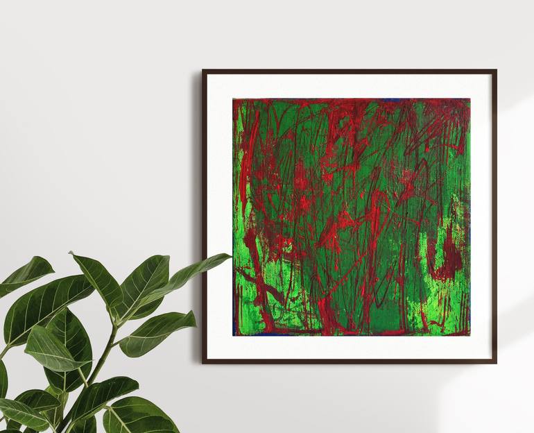 Original Abstract Expressionism Abstract Painting by Eunah Cho