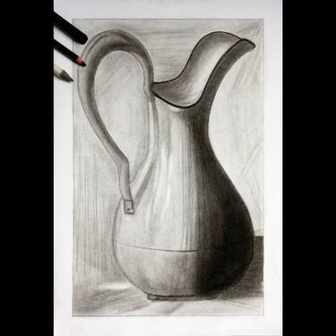 Original Still Life Drawings by Faryal Kausar