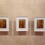 Three paintings from the ‘Winterline’ series installed at Castello Pandone, Venafro, Molise, Italy (2015-16)