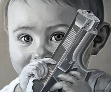 Kid with a gun (Sold) thumb