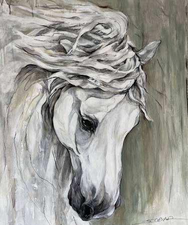 Original Horse Paintings by Maria Scobar