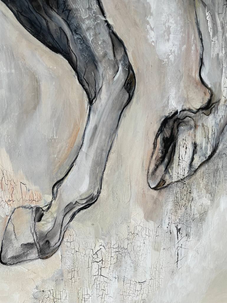 Original Figurative Horse Painting by Maria Scobar