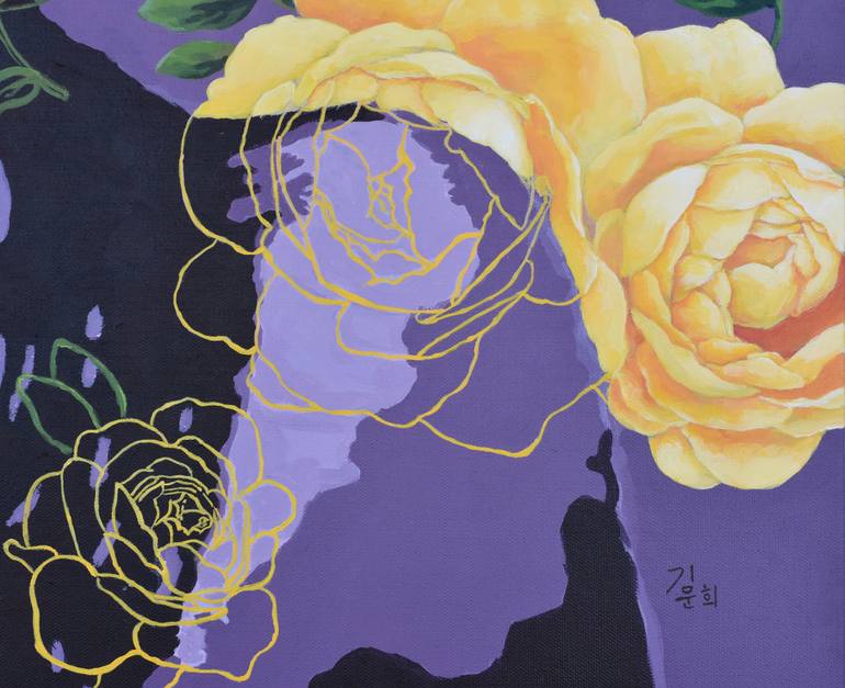 Original Contemporary People Painting by Lydia Moon Hee  Kim