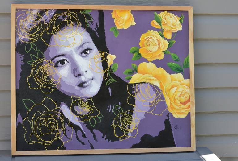 Original Contemporary People Painting by Lydia Moon Hee  Kim