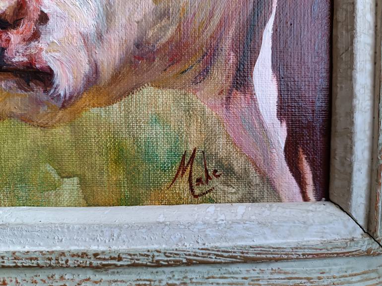 Original Expressionism Animal Painting by Isabel Mahe