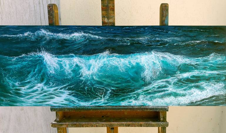 Original Contemporary Seascape Painting by Isabel Mahe