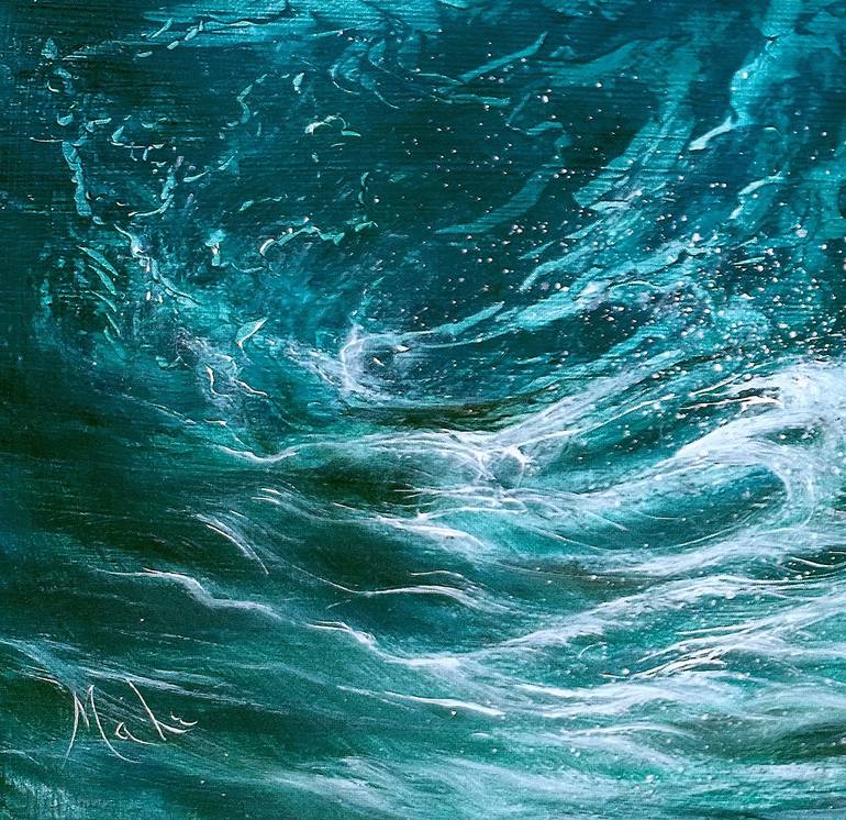 Original Contemporary Seascape Painting by Isabel Mahe