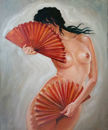 Original Impressionism Nude Paintings by Isabel Mahe