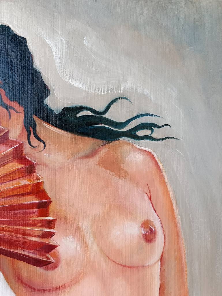 Original Contemporary Nude Painting by Isabel Mahe
