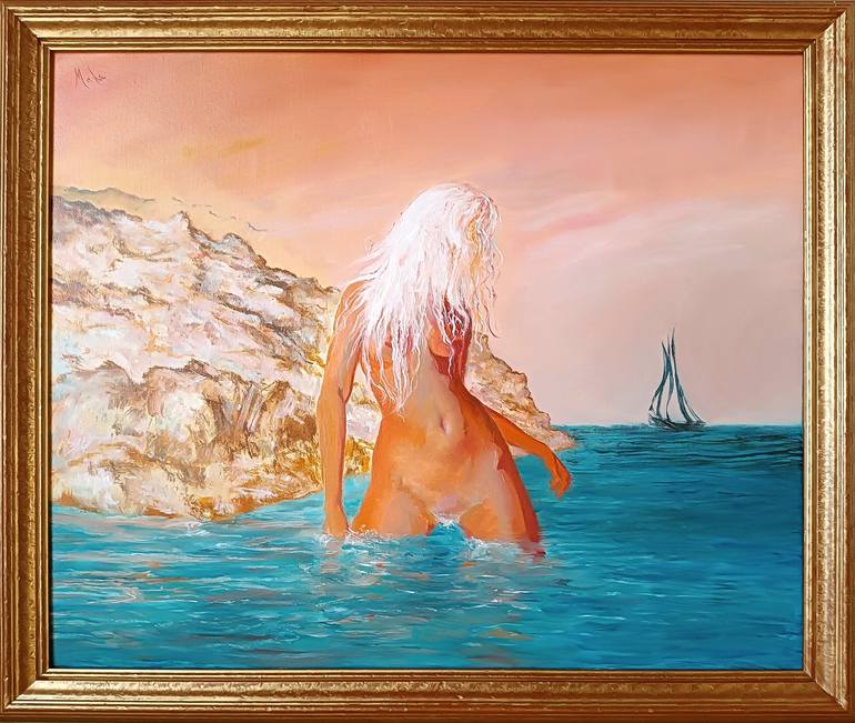 Original Nude Painting by Isabel Mahe