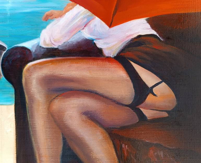 Original Contemporary Erotic Painting by Isabel Mahe
