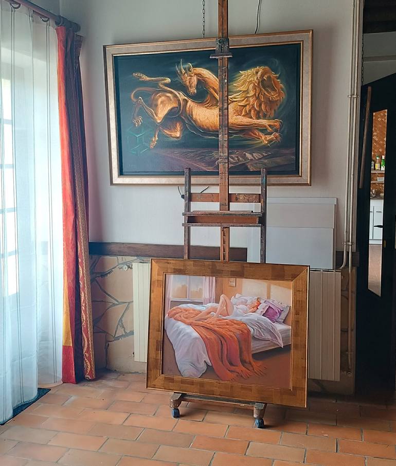 Original Interiors Painting by Isabel Mahe