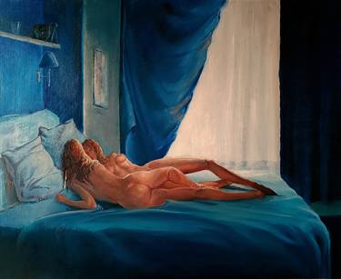 Original Impressionism Erotic Paintings by Isabel Mahe