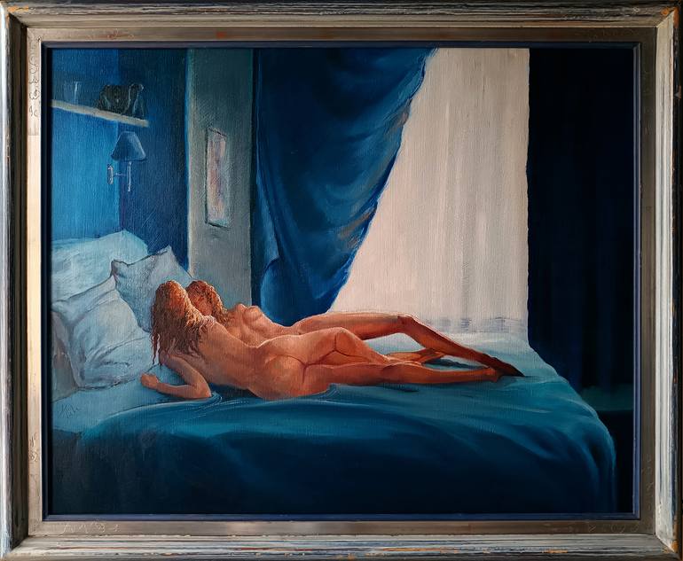 Original Figurative Erotic Painting by Isabel Mahe