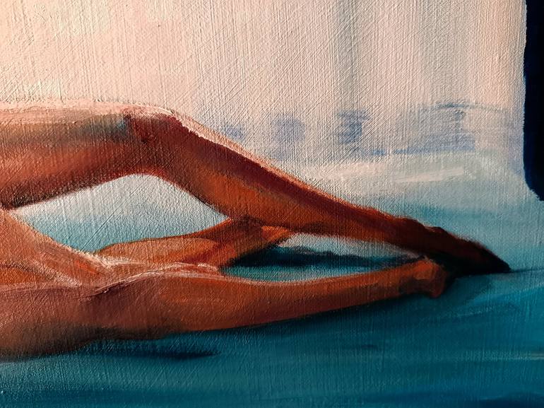 Original Impressionism Erotic Painting by Isabel Mahe