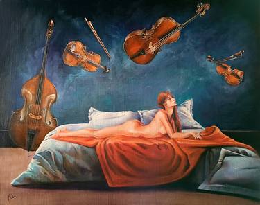 Original Realism Music Paintings by Isabel Mahe