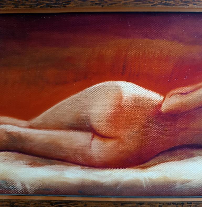 Original Figurative Nude Painting by Isabel Mahe