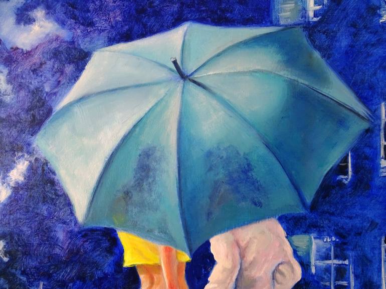 Original Figurative Dogs Painting by Isabel Mahe