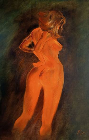 Original Expressionism Nude Paintings by Isabel Mahe