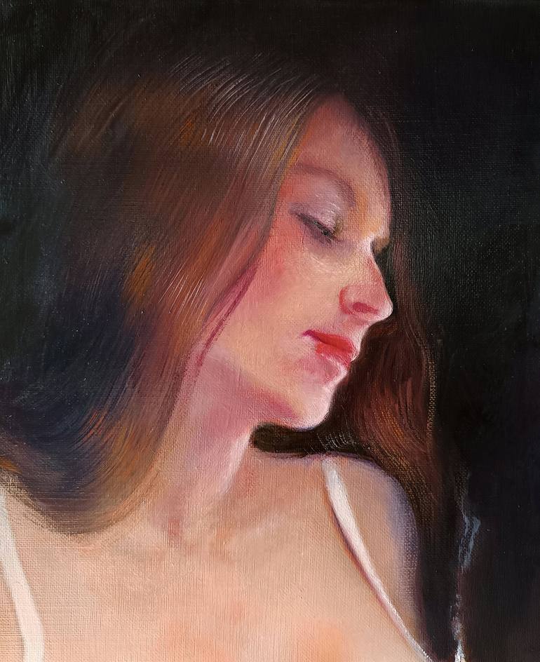 Original Figurative Women Painting by Isabel Mahe