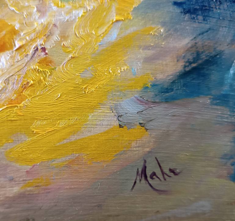 Original Color Field Painting Still Life Painting by Isabel Mahe