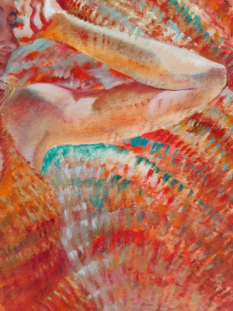 Original Expressionism Women Painting by Isabel Mahe