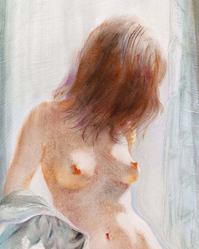 Original Figurative Nude Painting by Isabel Mahe