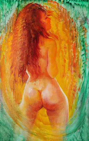 Original Expressionism Nude Paintings by Isabel Mahe