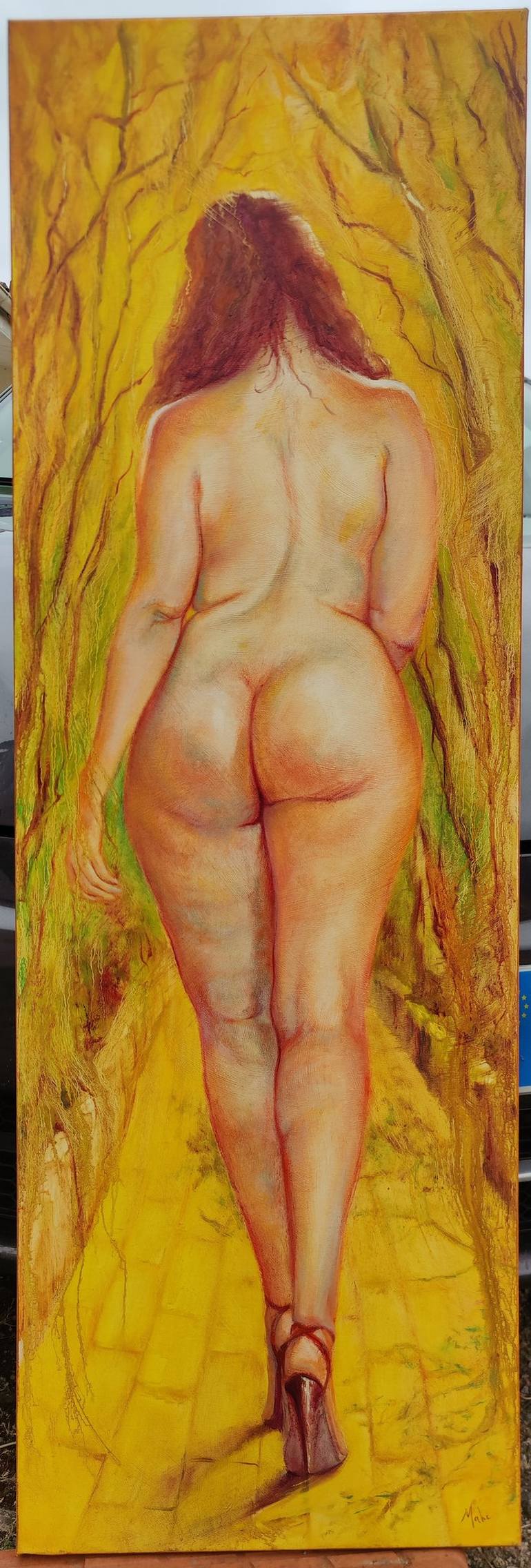 Original Nude Painting by Isabel Mahe