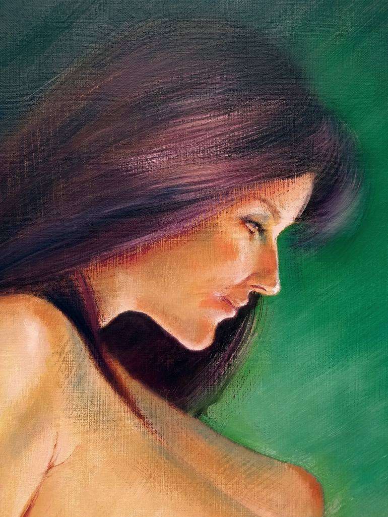 Original Contemporary Nude Painting by Isabel Mahe