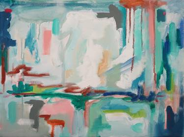 Original Landscape Abstract Painting by Mary McCoy