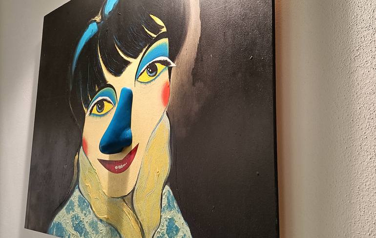 Original Figurative People Painting by Giorgio Valentini