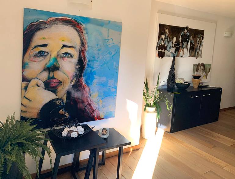 Original Figurative People Painting by Giorgio Valentini