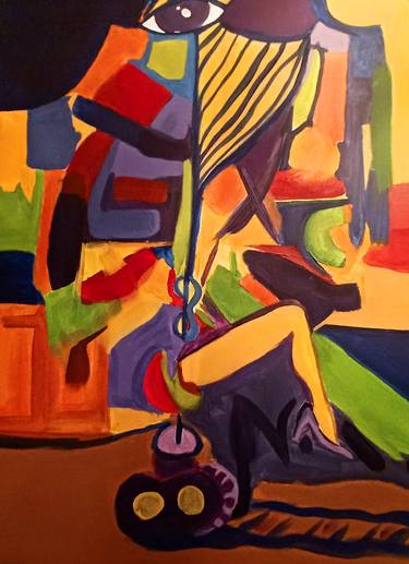 Print of Abstract Women Paintings by Zulma Brooks