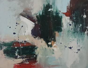 Original Abstract Expressionism Abstract Paintings by Abla Watchey