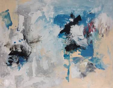 Original Modern Abstract Paintings by Abla Watchey