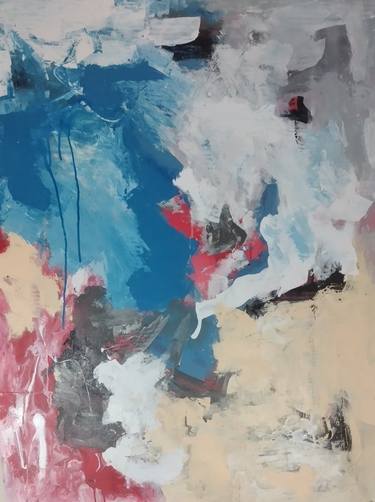 Original Abstract Expressionism Abstract Paintings by Abla Watchey